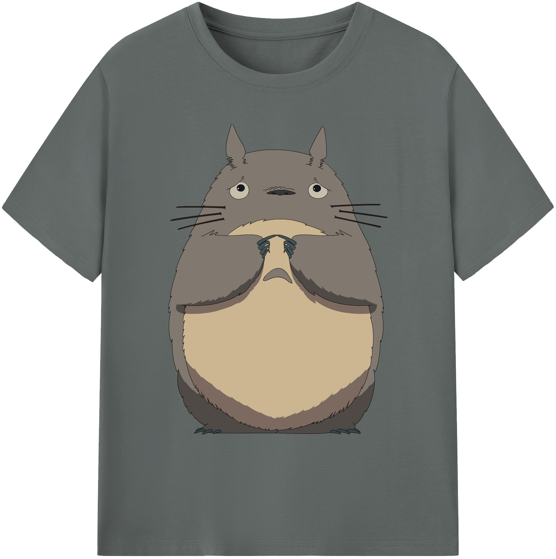 （画像用） となりのトトロ 草壁メイ 草壁サツキ My Neighbor Totoro Satsuki Kusakabe Mei Kusakabe 綿100％ メンズ半袖Tシャツ｜肌触りやわらか＆通気性